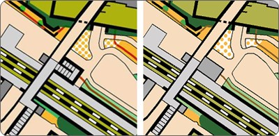 Kannelmäen aseman portaat SM-kartassa